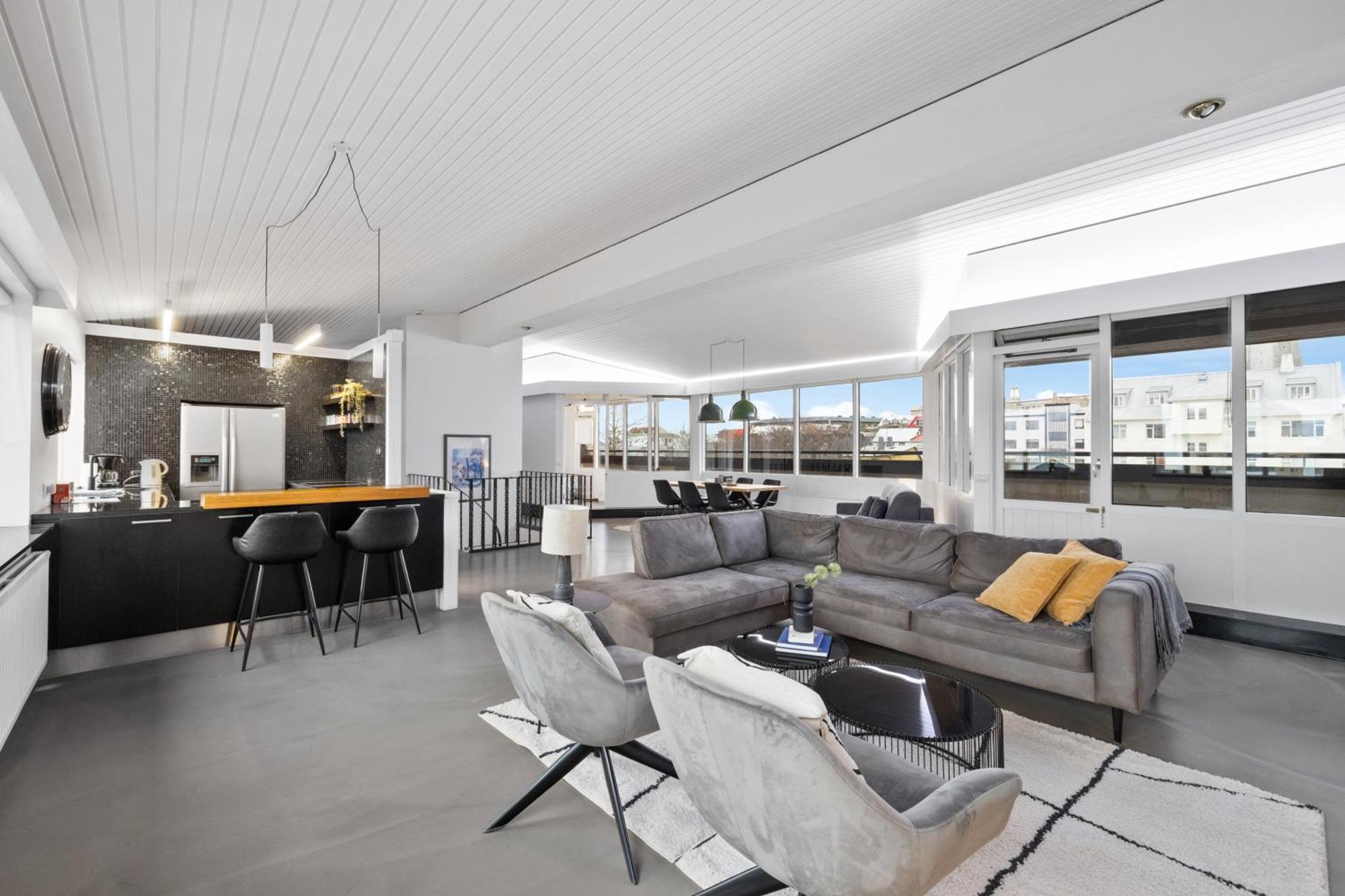 Penthouse Apt On The Shopping Street-Free Parking Reykjavík Exterior foto